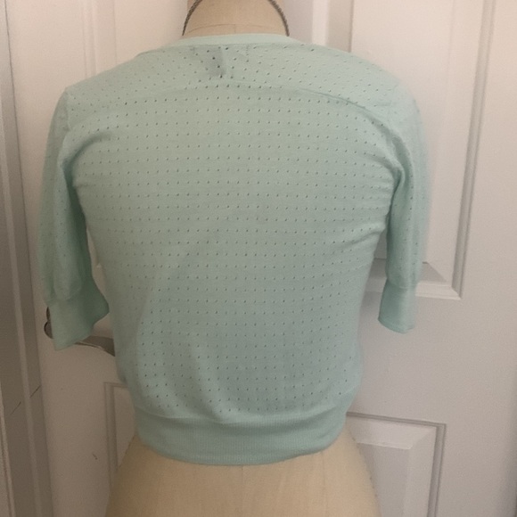 Mango~ cropped sweater top- XL but it’s tiny! - Picture 3 of 6